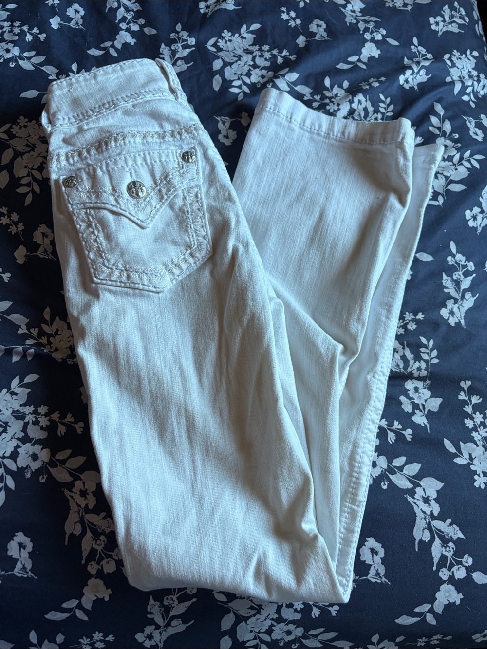 Miss Me White flare Jeans - Picture 4 of 7